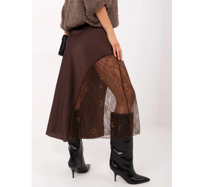 Spódnica MI SD model 21747076 brązowy - FPrice