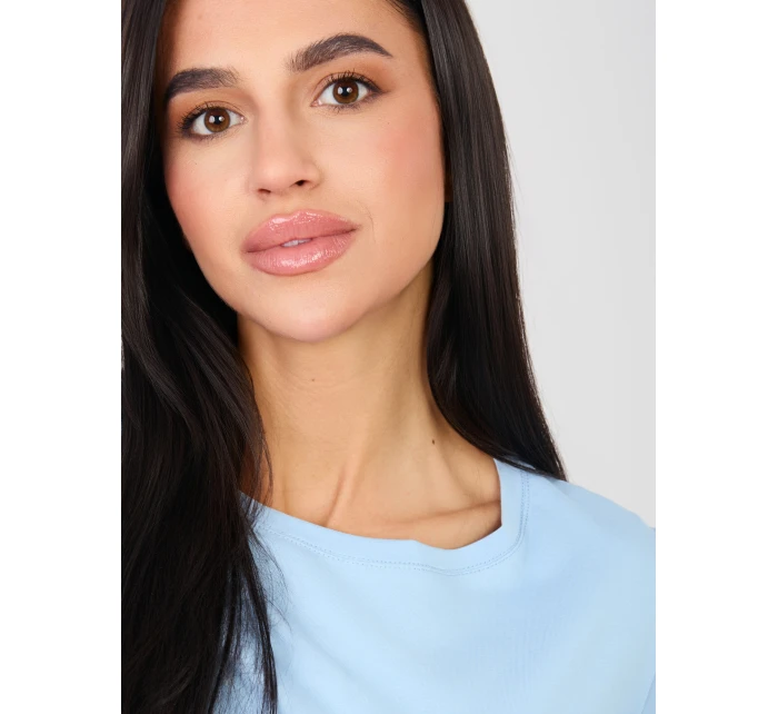 Bluzka RV BZ model 21889043 jasny niebieski - FPrice Bluzka RV BZ model 21889043 jasny niebieski - FPrice