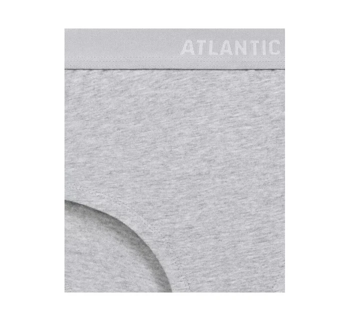 Dámské kalhotky 3PACK Maxi Sport 3CLP-009 Černá/šedá/pudr růžová - Atlantic