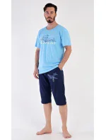 Pánské pyžamo bermudy Letadlo
