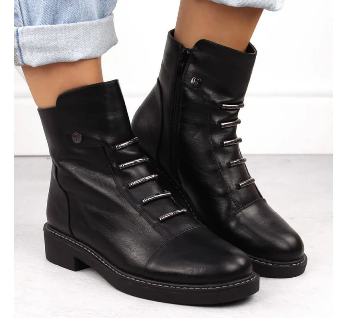 Zateplené boty W model 21305013 - JEZZI Zateplené boty W model 21305013 - JEZZI