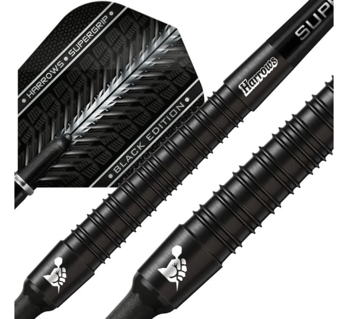 Šipky Supergrip Black 90% model 21132348 - Harrows