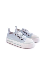 Dětské látkové tenisky BIG STAR model 21594703 Modrá - Big Star Shoes Dětské látkové tenisky BIG STAR model 21594703 Modrá - Big Star Shoes
