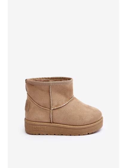 Dětské zimní boty s izolací Big Star model 21637255 Bežové - Big Star Shoes