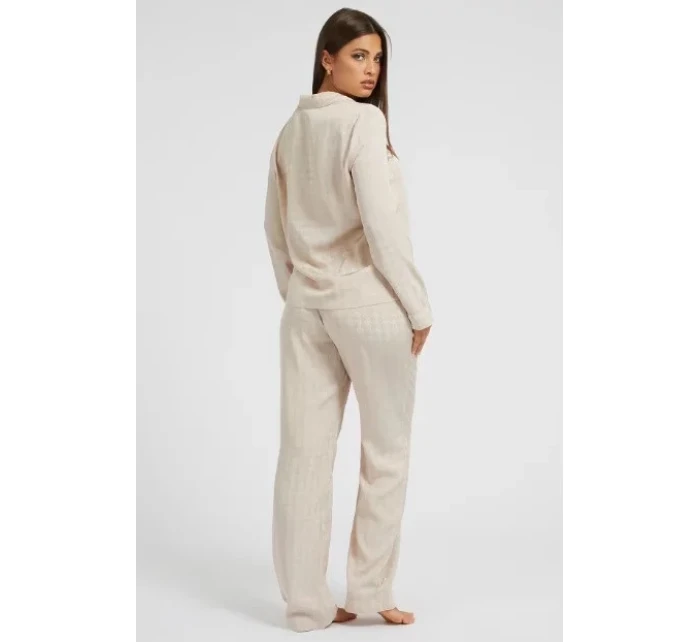 Dámské pyžamo O2BX09WEUZ0 F15T béžová - Guess