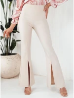 Dámské zvonové kalhoty TISMY beige FashionStreet UY1895 Dámské zvonové kalhoty TISMY beige FashionStreet UY1895