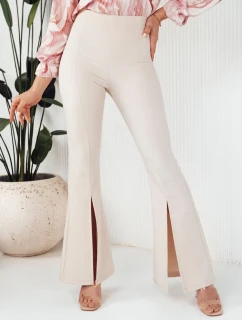 Dámské zvonové kalhoty TISMY beige FashionStreet UY1895
