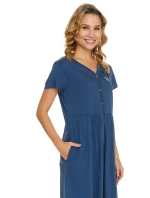 Dámská těhotenská košile 5336 blue - Doctornap Dámská těhotenská košile 5336 blue - Doctornap