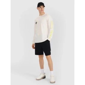 Pánské tričko s potiskem Regular Longsleeve model 21434584 pánské - 4F Pánské tričko s potiskem Regular Longsleeve model 21434584 pánské - 4F