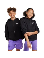 Dětská mikina Nike Sportswear Club Fleece černá FD3004 010