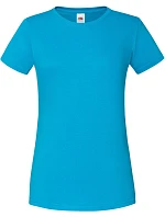 Fruit of the Loom Lady-Fit Iconic 150 T Dámské tričko 16.1432 azure blue Fruit of the Loom Lady-Fit Iconic 150 T Dámské tričko 16.1432 azure blue