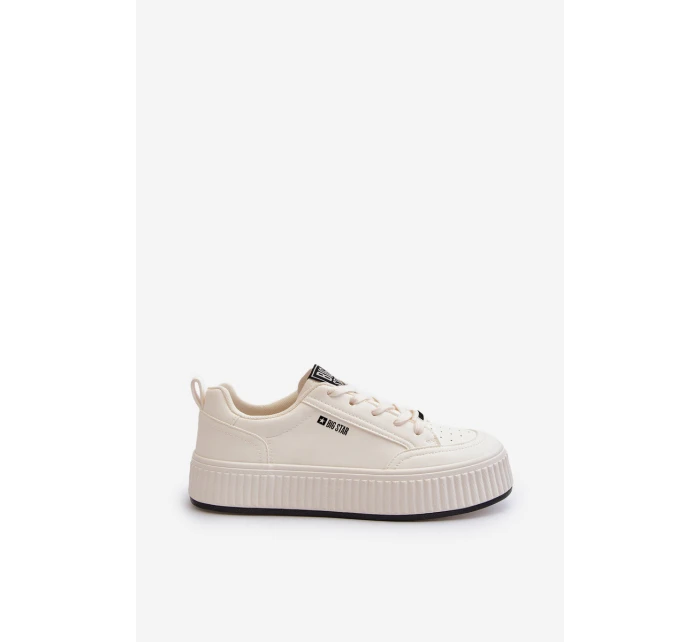 Dámské tenisky na platformě Big Star model 21654856 Bílé - Big Star Shoes Dámské tenisky na platformě Big Star model 21654856 Bílé - Big Star Shoes