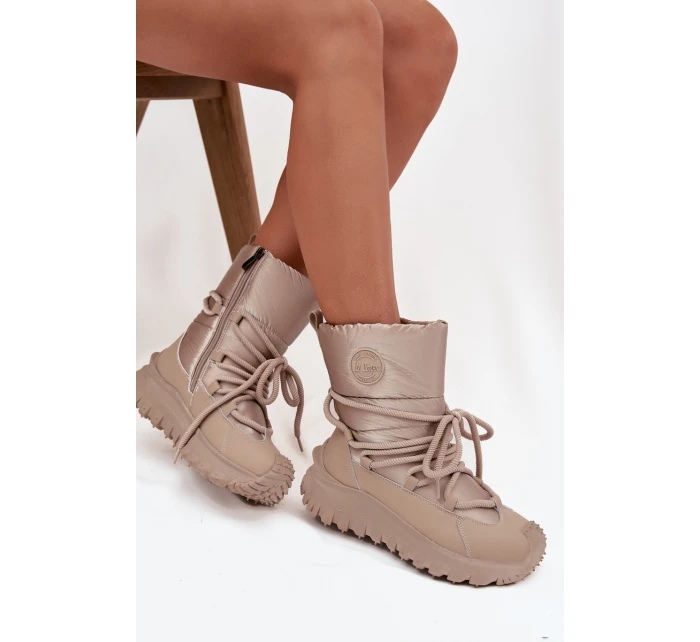 Kožené sněhule na platformě model 21728499 - Lee Cooper