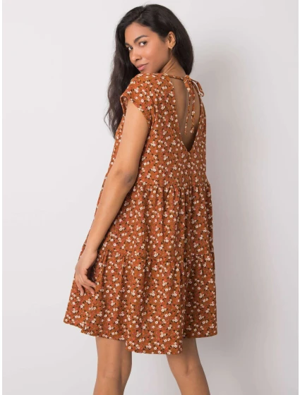 Šaty model 17338805 světle hnědé - FPrice