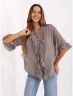 Koszula MI KS model 21219755 ciemny bezowy - FPrice