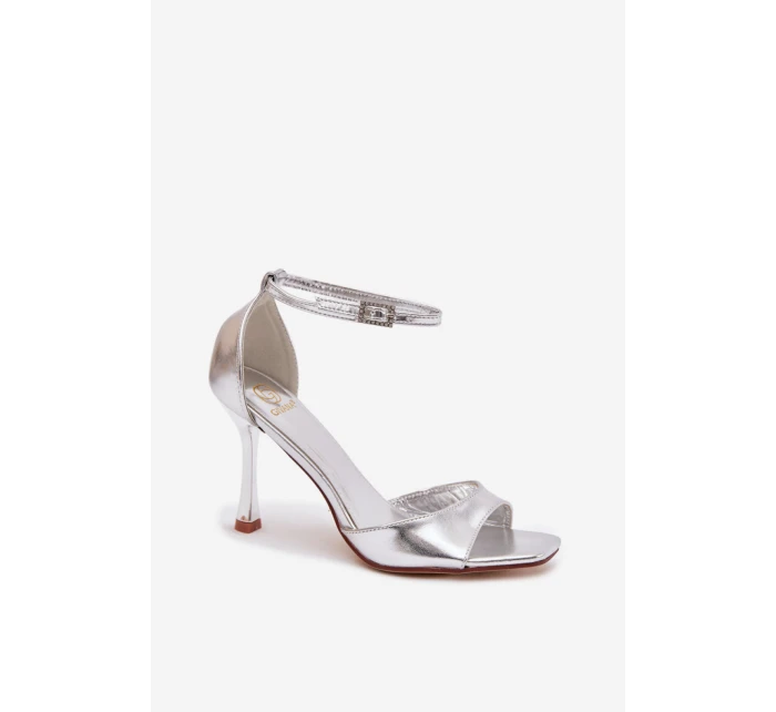 Sandály na podpatku model 222259 Step in style Sandály na podpatku model 222259 Step in style