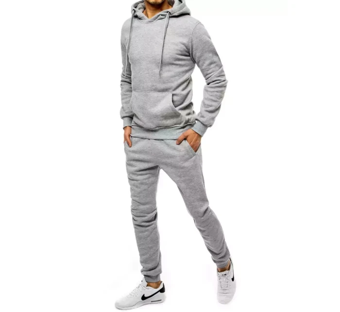 Pánské světle šedé tepláky model 21963006 - Dstreet Pánské světle šedé tepláky model 21963006 - Dstreet