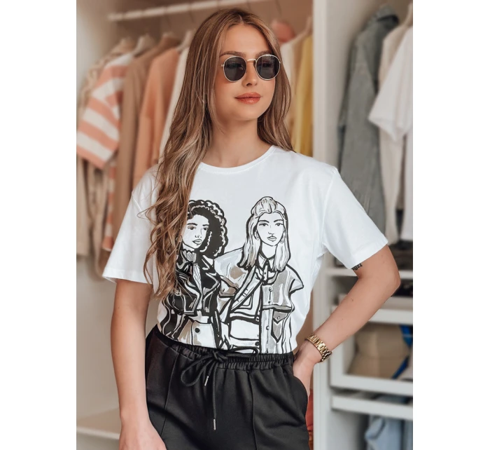 Dámské tričko bílé Dstreet model 21977057 - FashionStreet