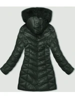 Tmavě zelená dámská zimní bunda (5M3139-238) Tmavě zelená dámská zimní bunda (5M3139-238)