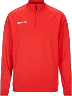 Craft Teamwear Evolve 2.0 Half Zip M Pánská tréninková bunda s 1/4 zipem 82.4758 bright red