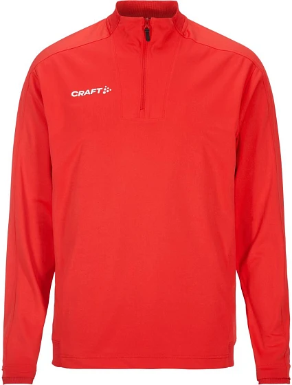 Craft Teamwear Evolve 2.0 Half Zip M Pánská tréninková bunda s 1/4 zipem 82.4758 bright red Craft Teamwear Evolve 2.0 Half Zip M Pánská tréninková bunda s 1/4 zipem 82.4758 bright red