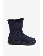 Vysoké Dámské Zateplené Sněhule Granátové Luxina Vysoké Dámské Zateplené Sněhule Granátové Luxina