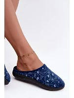 Dámské pantofle s vzorem model 22368035 Tmavě modré - Inblu