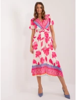 Šaty DHJ SK 11331 5.19 tmavě růžová Šaty DHJ SK 11331 5.19 tmavě růžová