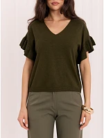 Svetr IR SW A 86432.08 khaki Svetr IR SW A 86432.08 khaki