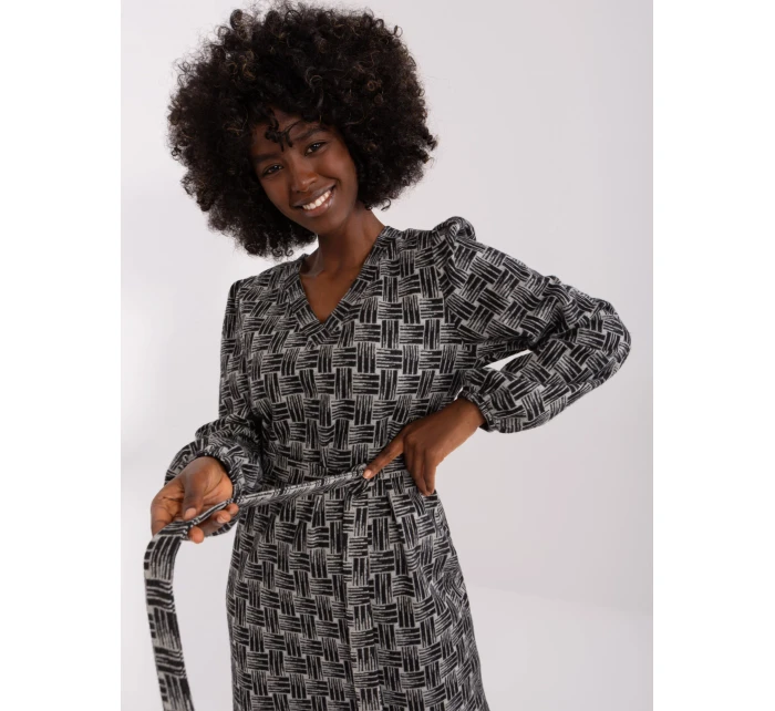 Šaty LK SK 509474 2.55P šedá černá