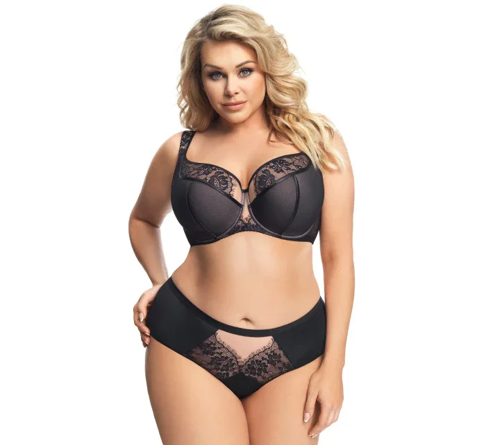 Dámská podprsenka model 18692002 Alicante Černá - Gorsenia