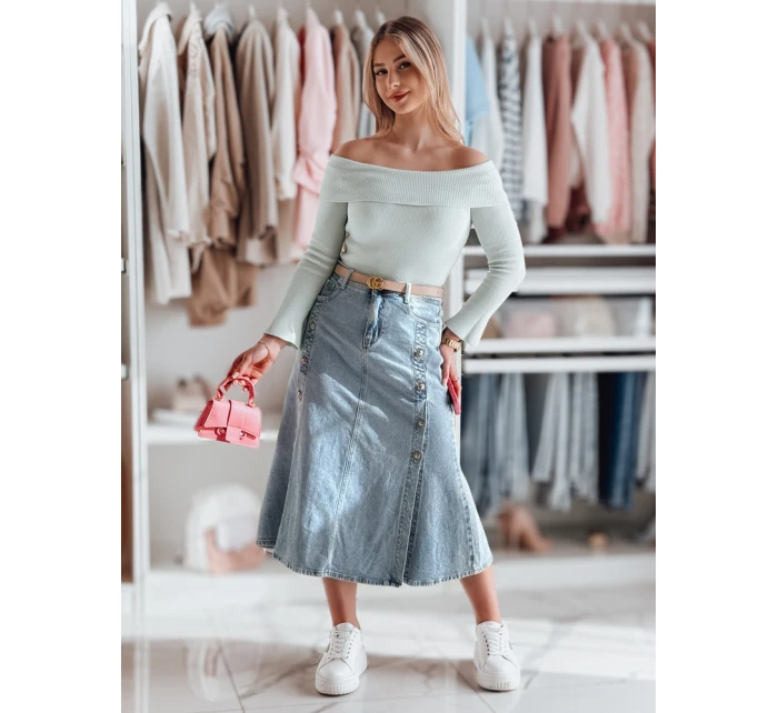 Džínová midi sukně modrá Dstreet model 21985852 - FashionStreet