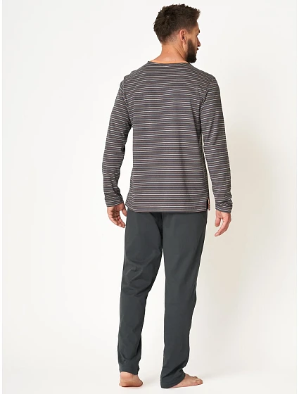 Pánské pyžamo Key MNS 303 dł/r M-2XL Pánské pyžamo Key MNS 303 dł/r M-2XL
