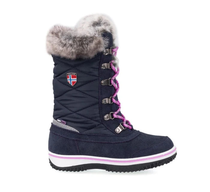 Trollkids Dívčí sněhule Holmenkollen zimní boty pro dívky námořnická modrá (171-114)