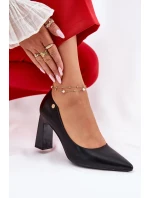 Elegantní Lodičky Na  Černé model 21692751 - VINCEZA