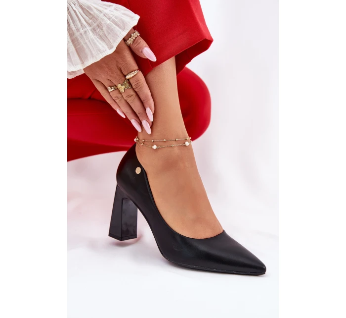 Elegantní Lodičky Na  Černé model 21692751 - VINCEZA