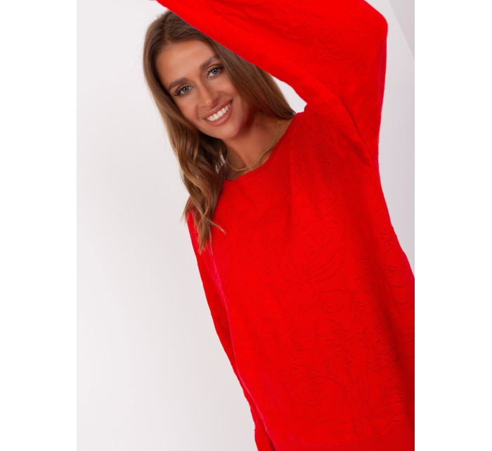Sweter AT SW 2231A.00P czerwony