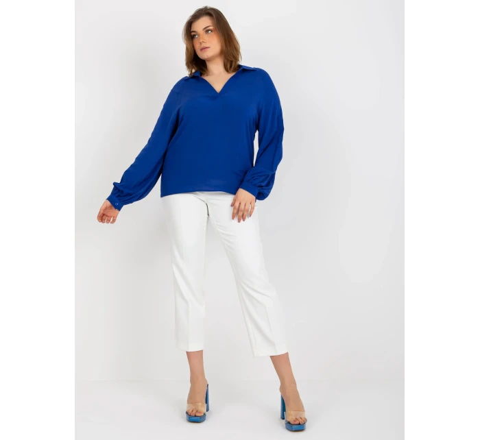 Dámská košile LK KS 509032.88P tmavě modrá - FPrice