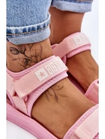 Dámské Sportovní Sandály Big Star LL274729 Růžové Dámské Sportovní Sandály Big Star LL274729 Růžové