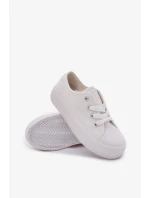 Dětské plátěné tenisky Big Star - bílé Dětské plátěné tenisky Big Star - bílé