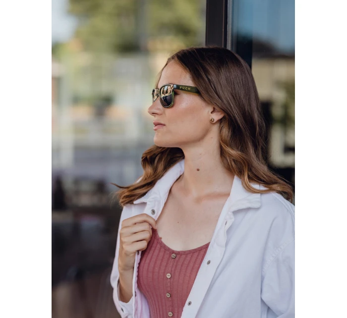 Dámské sluneční brýle Vuch Sollary Gepard Green Dámské sluneční brýle Vuch Sollary Gepard Green