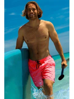 PÁNSKÉ PLAVECKÉ ŠORTKY HAPPY SHORTS - SM29 LONG