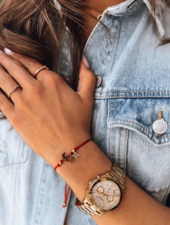 Náramek HEARTBEAT červený FashionStreet LY0071