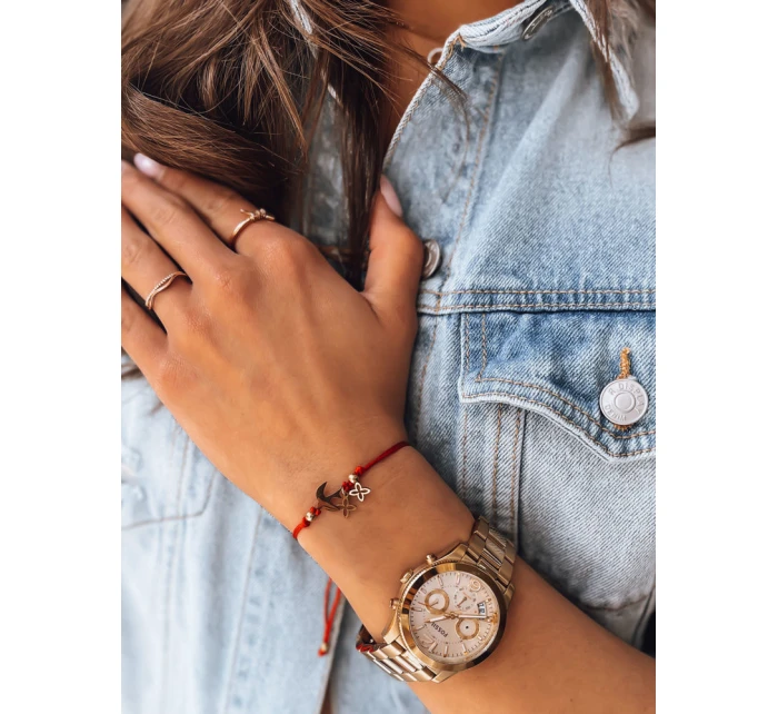 Náramek HEARTBEAT červený FashionStreet LY0071