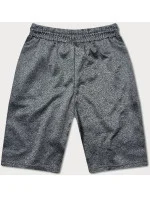 Tmavě šedé krátké pánské kraťasy model 18436097 - J.STYLE Tmavě šedé krátké pánské kraťasy model 18436097 - J.STYLE