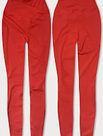 Dámské lycrové legíny červené (XL001-5)