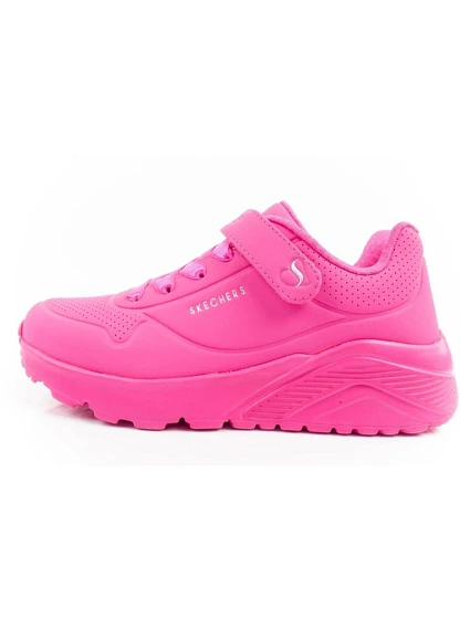 Skechers Uno Lite  buty sneakersy sportowe dziecięce różowe wygodne