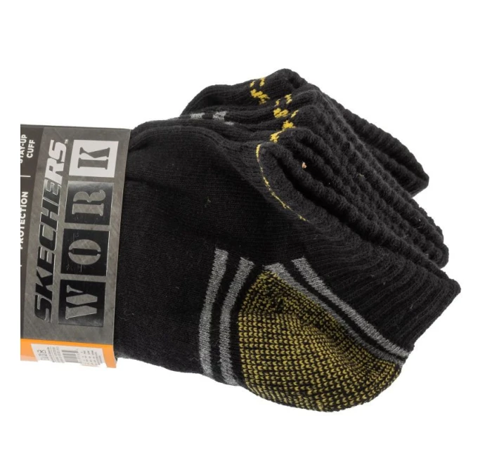 Skechers 3ks froté ponožek S102684-BLK Black 41-46 Skechers 3ks froté ponožek S102684-BLK Black 41-46