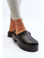 Dámské žabky na masivní podešvi Big Star NN274014 Černé Dámské žabky na masivní podešvi Big Star NN274014 Černé