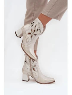 Boty na podpatku  model 219131 Step in style